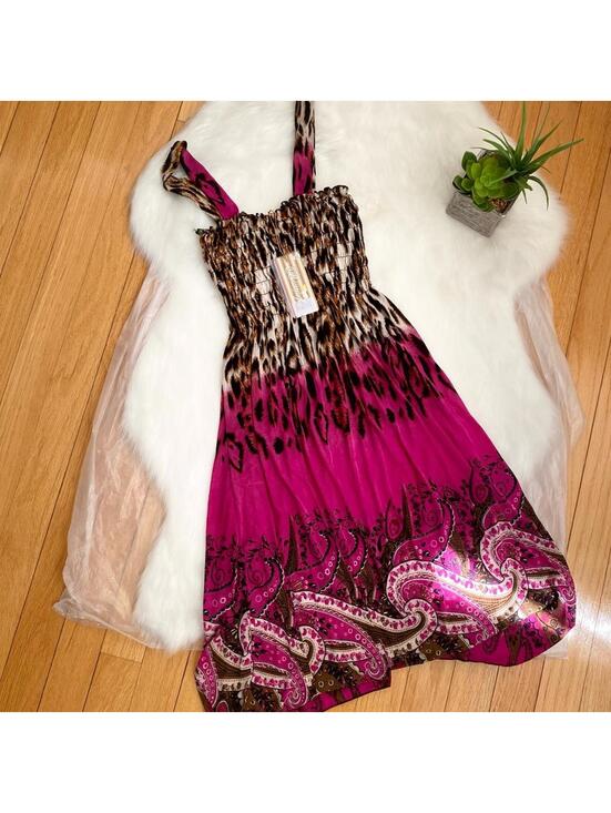 Dresses & Skirts - OB Fashion Butterfly XXL Women's Dress with Animal and Paisley Print